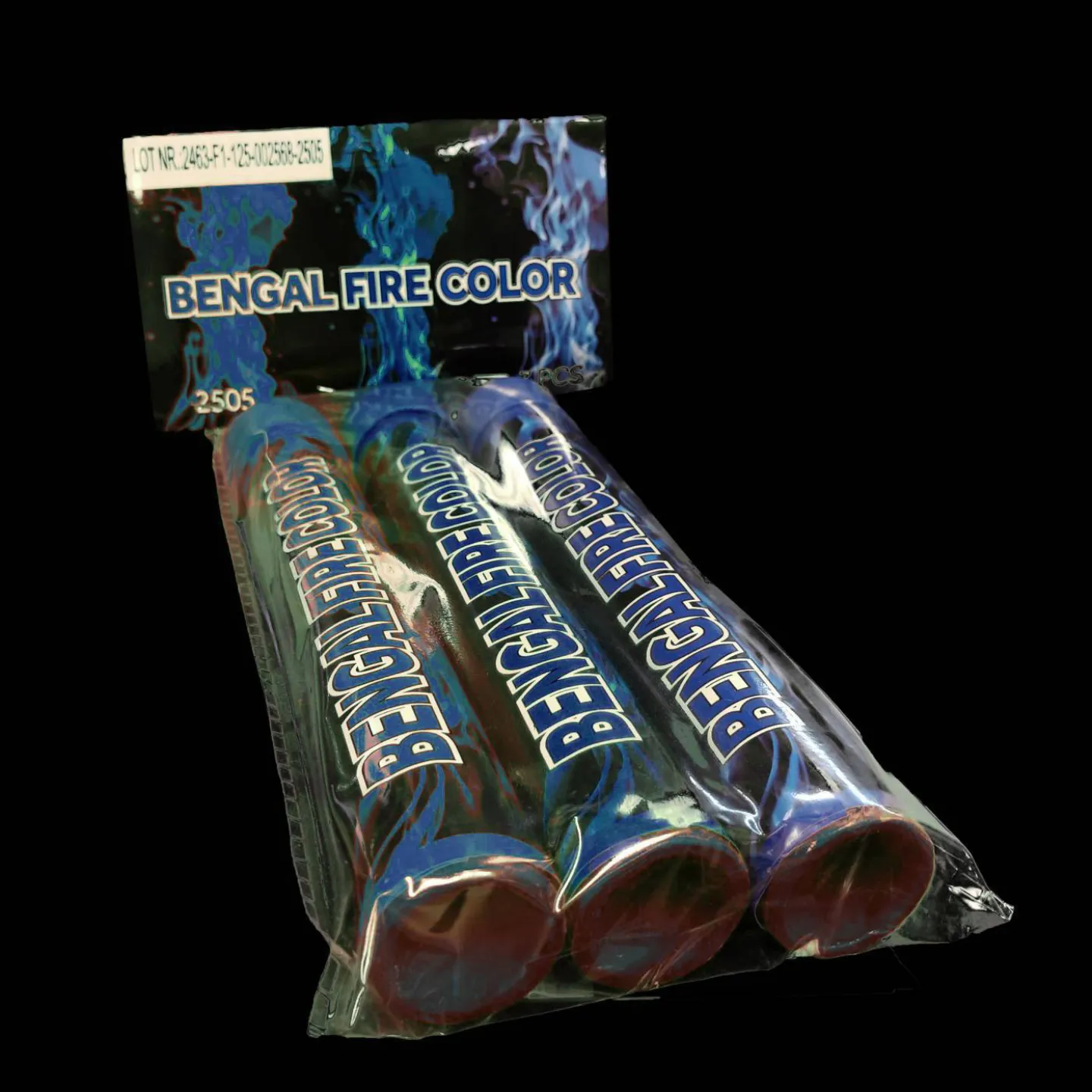 Gender Reveal / Football Stadium - Bengal stadium torches - Blue