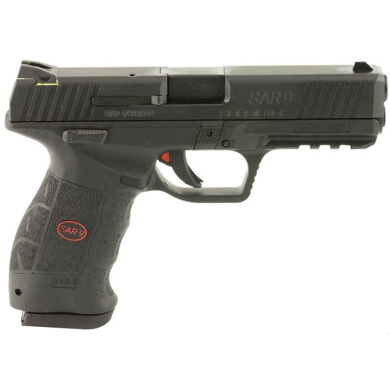 Sarsilmaz USA SAR 9 Semi Auto Pistol 9mm Luger 4.4" Barrel 17 Rounds Fixed Sight...