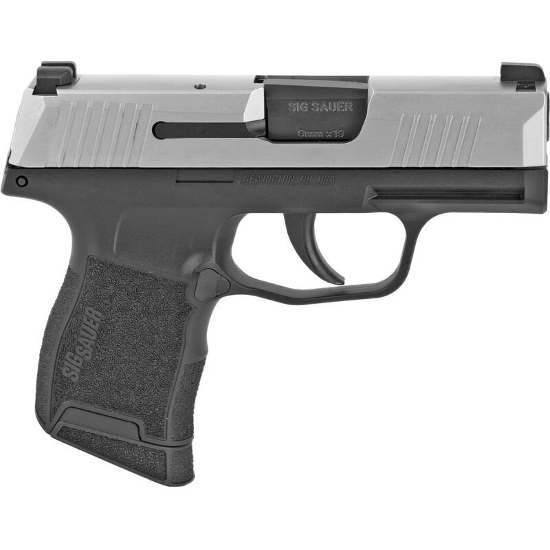 SIG Sauer P365 9mm Luger Semi Auto Pistol 3.1" Barrel 10 Rounds Night Sites Poly...