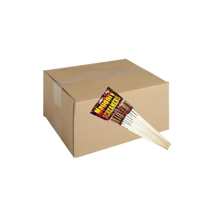 FULL BOX NAUGHTY SCREAMERS ROCKETS 720 PCS