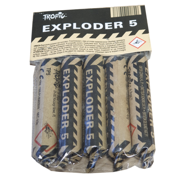 EXPLODER 5 - set 5 ks silných petard - PyroHeaven.Com