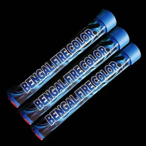 Gender Reveal / Football Stadium - Bengal stadium torches - Blue