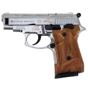 Zoraki Pistol 914 chrome/engraved