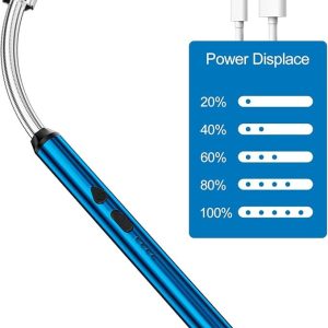 Newaner Electric Lighter, USB Lighter, Rechargeable 360° Flexible Electric Lighter for Kitchen, Long Windproof Lighter for Candles, Gas Stoves, Camping Grill, Fireplace, Stairs